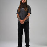 STRANGER SLIP-ON | BLACK / WHITE SYNTHETIC