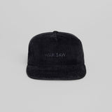 UNKNOWN CORDUROY HAT - BLACK