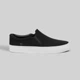 STRANGER SLIP-ON | BLACK / WHITE SYNTHETIC
